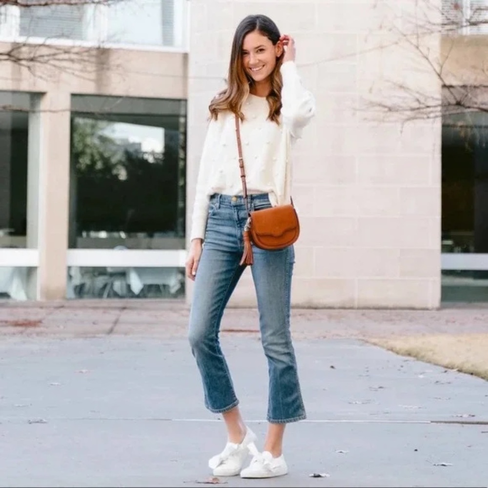 THE GREAT. The Nerd Jeans Cropped